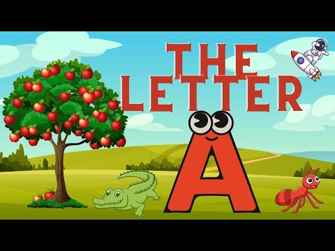 The Letter A Song! | Let's Learn & Sing | Fun Learning Songs for Kids