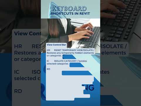 SHORTCUT COMMANDS 32 | REVIT TUTORIAL FOR BEGINNERS #learningrevit #revit #shortcutskeys  #tutorial