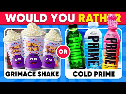 Would You Rather...? Drinks Edition 🧃🥤 Daily Quiz