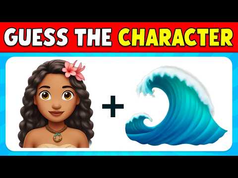 Guess The Moana 2 We're Back Characters by Emoji and Voice 🌊🏝️🌺 Moana 2 We're Back Movie Quiz