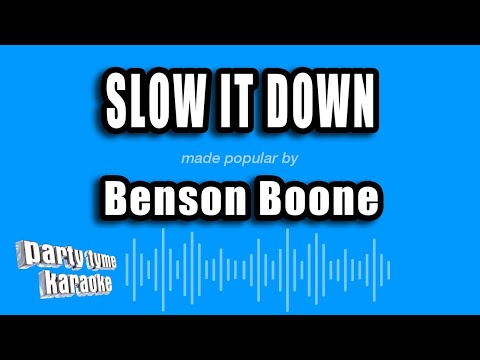 Benson Boone - Slow It Down (Karaoke Version)