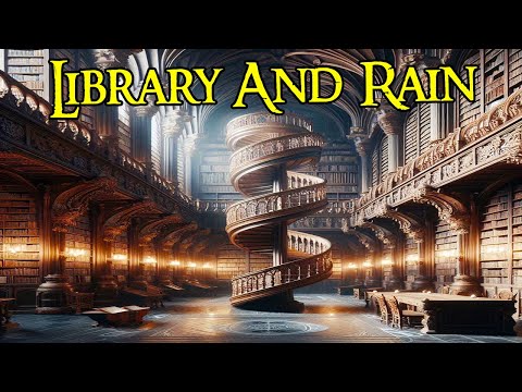 Library Rain Ambience Sound | Library Rain Ambience: Cozy Reading in a Rain