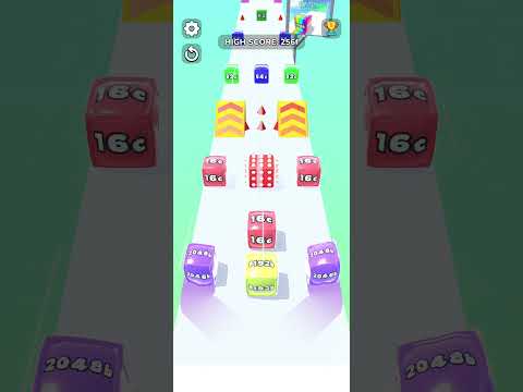 185/100,000 Ball Run2048 / Jelly Run2048 GameplaY On Android Challenge Shorts