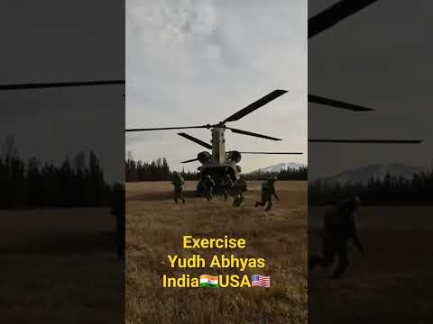 Joint Training during Exercise Yudh Abhyas in Alaska.