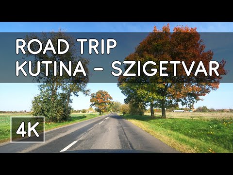 Road Trip: Kutina, Croatia to Szigetvar, Hungary - 4K UHD Virtual Travel