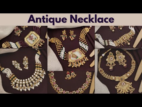 Antique Necklace with Price - Antique Necklace Set Online Shopping - Necklace Designs 2024