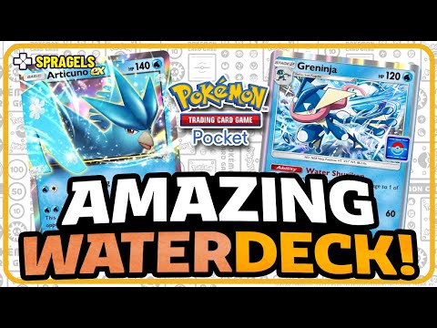 The NEW Best Greninja Deck! l | Pokemon TCG Pocket