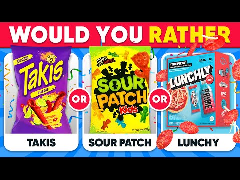 Would You Rather...? Junk Food Edition 🎂 🍫 🍨 Daily Quiz