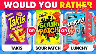 Would You Rather...? Junk Food Edition 🎂 🍫 🍨 Daily Quiz