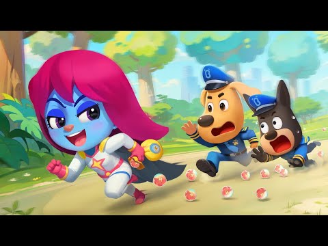 Superpower Candy | Stranger Danger | Safety Cartoon | Sheriff Labrador | BabyBus TV