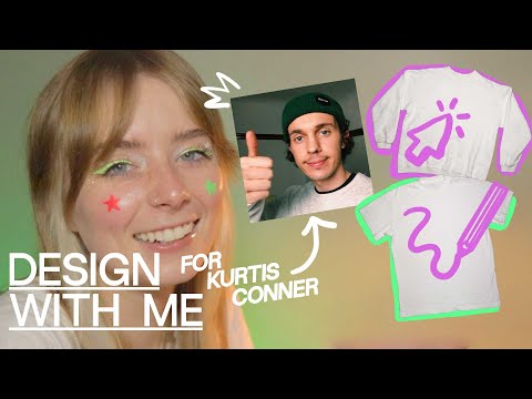 designing REAL merch for kurtis conner!