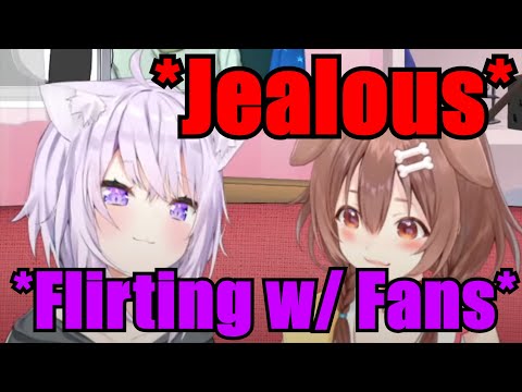 Korone's Jealous Of Okayu Flirting With Her Fans【Hololive | Eng Sub】