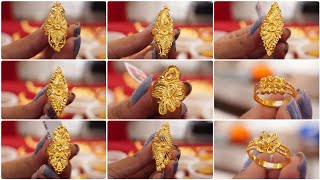 New Gold Ring Designs For Women's With Price || Daily Use Ring Design In Gold