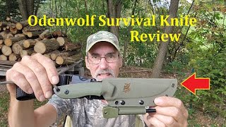 Odenwolf Ambulo Survival Bushcraft Knife Review (BEST I've Seen yet)