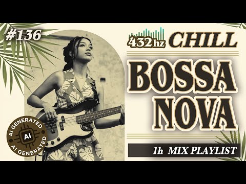 Chill Bossa Nova Music🌴 | Calming BGM of 432hz Serenity for Focus and Soothing🌟 #136