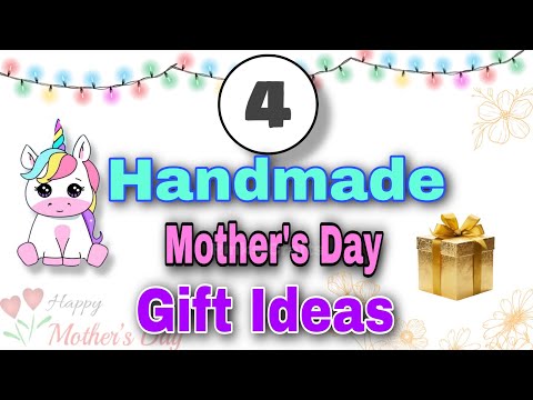 4 Mother's Day Gift Ideas • Gift Ideas For Mom • DIY Mothers Day Gifts