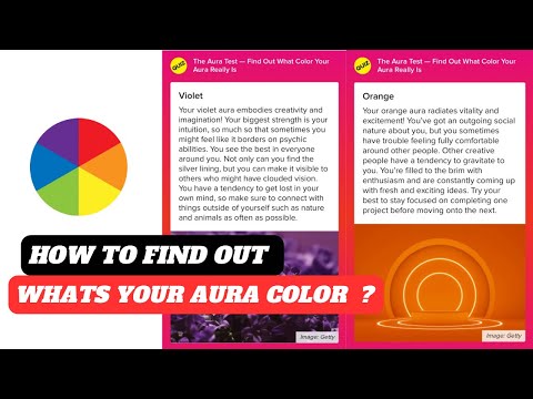 What’s your aura colour | how to find out your aura colour | Aura color quiz link