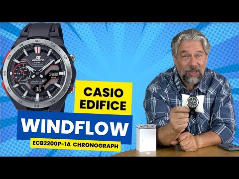 Casio Edifice Windflow ECB2200P-1A Chronograph Watch -- REVIEW