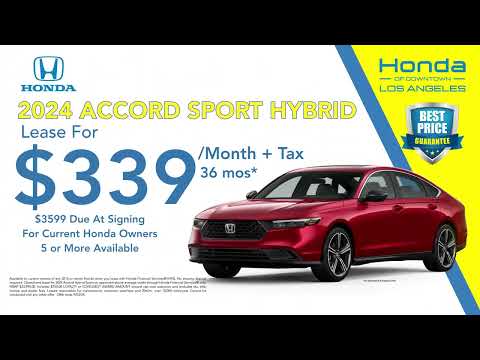 2024 Honda Accord Sport Hybrid | Honda Dealer in Los Angeles | Honda DTLA