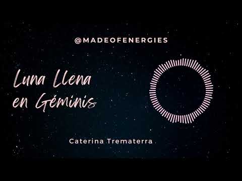 Luna Llena en Geminis. Me doy cuenta de que todo fue una ilusión