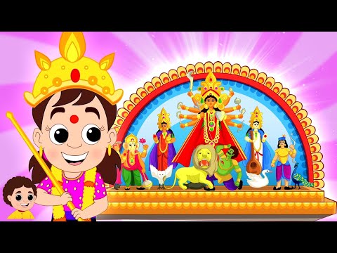 Durga Puja, দুর্গা পূজা, Festival Song Video, Bengali Rhymes for Kids