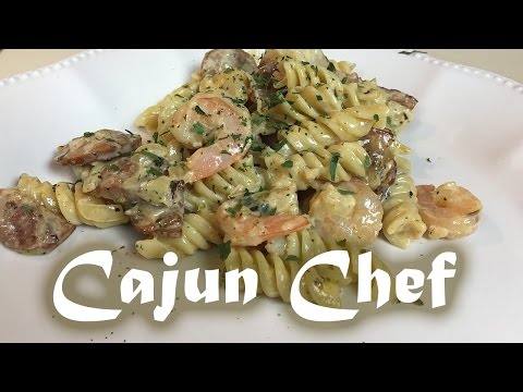 Shrimp and Andouille Pasta (Super Simple Recipe)