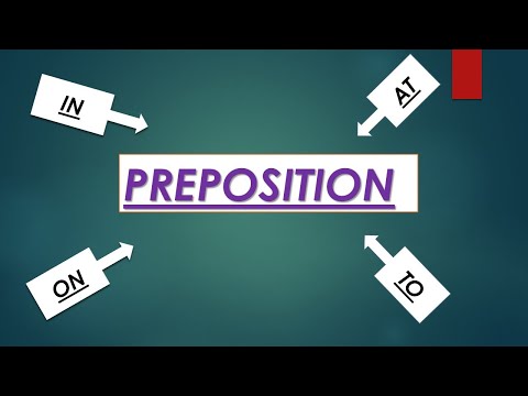 Preposition-Part 1- IN, ON, AT, TO