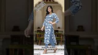 pure cotton kurti set|summer special Kurtis|full stitched #shorts #summer #viral  #youtubeshorts