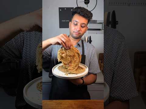 HOW TO MAKE LACHHA PARATHA AT HOME ❤️ | #shorts