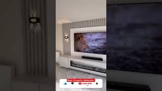 TV Wall Units Design 2023 // Latest Interior Design #tvwalldesign #shorts #trending