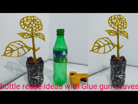 How to make goldan Soka flower |  Bottle flowers vase | Room decor ideas