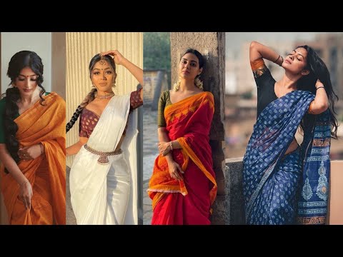 HOW TO STYLE YOUR SAREES FOR A ELEGANT, CLASSY LOOK, SIMPLE SARE STYLING IDEAS