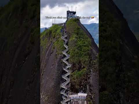 Would you climb 740 steps to reach the top? 🇨🇴