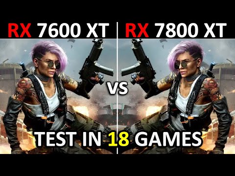 RX 7600 XT vs RX 7800 XT | Test in 18 Games at 1440p | How Big Is The Difference? | 2025