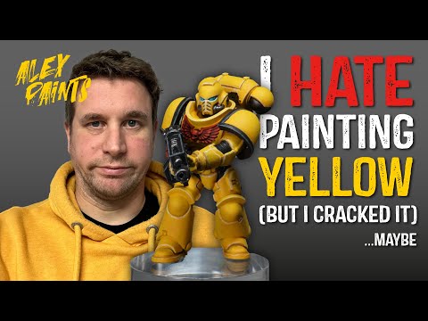 How to paint Yellow Armour - Imperial Fists - Warhammer 40k