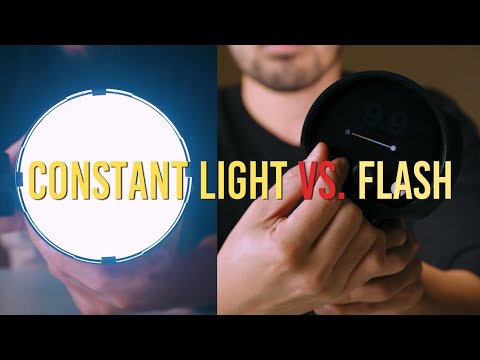 What's different between Flash and Continuous Light?