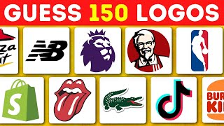 Guess The Logo in 3 Seconds | 150 Famous Logos