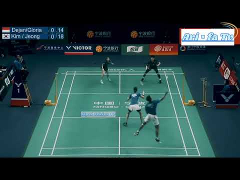 Dejan Ferdinansyah/Gloria Wijaya VS Kim/Jeong | BADMINTON ASIA CHAMPIONSHIPS 2023 R 32 #badminton