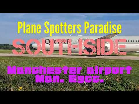 Plane Spotters Paradise. Southside. Manchester Airport. MAN. EGCC.