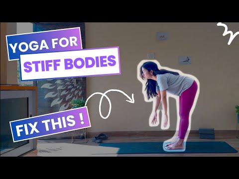 Yoga for Beginners who can’t touch their toes - Gentle Stretches to Improve Flexibility