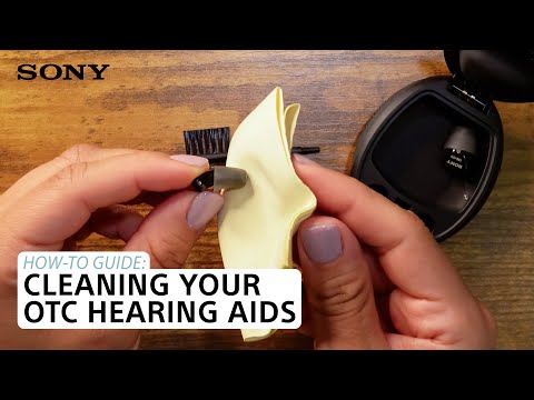 How to guide: Cleaning your Sony over-the-counter (OTC) hearing aids