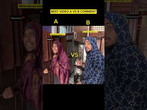 Chaman aur silver man 😂🔥|| Best video A vs B comment @WerLoser  #shorts #indian #comedy #relatable