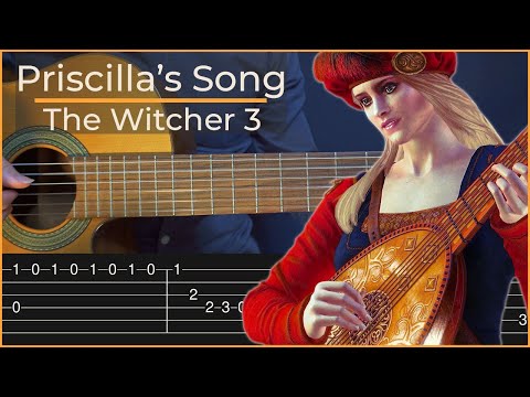 Priscilla's Song - The Witcher (Simple Guitar Tab)