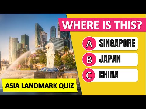 Guess the Country by Landmark and Monument in ASIA | 40 Famous Landmark Quiz