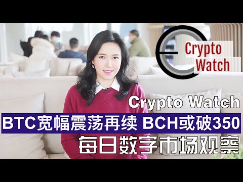 BTC宽幅震荡再续 BCH或破350