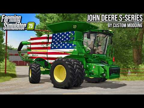 Mod Preview - John Deere S-Series by Custom Modding | Farming Simulator 25