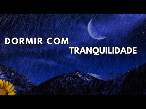 ⛈️ SOM CALMO e Contínuo da CHUVA com TROVÕES Distantes para MEDITAR e DORMIR. 🌙NOITE TRANQUILA