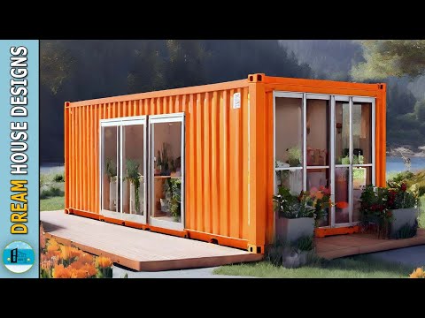 24' Shipping CONTAINER House Design IDEAS | The Latest Trend in Luxurious Tiny Living 2024