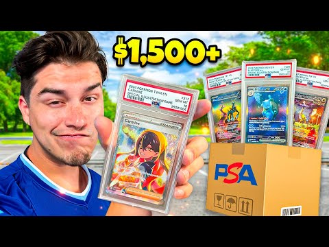 I Graded All Special Illustration Rare Pokemon Cards With PSA (OVER $1,500 RETURN)