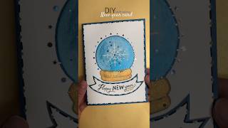 Cardmaking : DIY new year card ! #cardmaking #cardmakingideas #cardmakingtutorial #newyearcard #diy